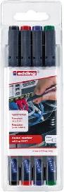 edding 8407 Kabelmarker 4er-Set sortiert Produktbild