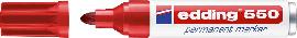 edding Permanentmarker 550 rot Produktbild