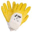 NITRAS Nitrilhandschuhe, naturfarben / gelb, EN 388 Produktbild