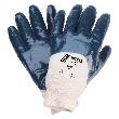 NITRAS Nitrilhandschuhe, naturfarben / blau, EN 388 Produktbild