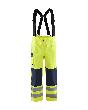 Blåkläder Flammschutz Regenhose Level 2 High Vis Gelb/Marineblau Produktbild img1 S