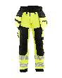 Blåkläder High Vis Softshell Arbeitshose High Vis Gelb/Schwarz Produktbild img1 S