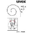 UVEX Schnürsenkel 95910 schwarz Produktbild