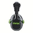 UVEX Kapselgehörschutz K1H 2600201 schwarz, grün SNR 27 dB Größe S, M, L Produktbild img1 S