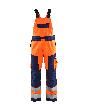 Blåkläder High Vis Latzhose High Vis Orange/Marineblau Produktbild