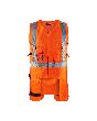 Blåkläder High Vis Weste High Vis Orange Produktbild