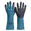NITRAS GREEN BARRIER GRIP, Chemikalienschutzhandschuhe, petrol / schwarz, EN 388, EN ISO 374 Produktbild