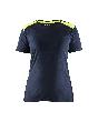 Blåkläder Damen T-ShirtDunkel Marineblau/High Vis Gelb Produktbild