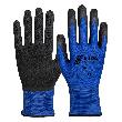 NITRAS Nylonhandschuhe, blau / schwarz, EN 388 Produktbild