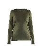 Blåkläder LANGARM-T-SHIRT AUS MERINOWOLLE FÜR DAMEN Waldgrün Produktbild img1 S