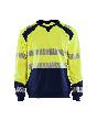 Blåkläder High Vis Sweatshirt High Vis Gelb/Marineblau Produktbild img1 S