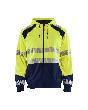 Blåkläder High Vis Kapuzensweater High Vis Gelb/Marineblau Produktbild img1 S
