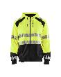 Blåkläder High Vis Kapuzensweater High Vis Gelb/Schwarz Produktbild img1 S