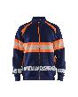 Blåkläder High Vis Sweatjacke Marineblau/Orange Produktbild
