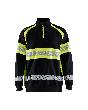 Blåkläder High Vis Sweater Schwarz/Gelb Produktbild