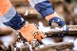 NITRAS SOFT GRIP W, Winterhandschuhe, orange / dunkelblau, EN 388, EN 511 Produktbild img2 S