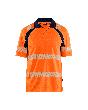 Blåkläder Polo High VisHigh Vis Orange/Marineblau Produktbild