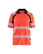 Blåkläder Polo High VisHigh Vis Rot/Schwarz Produktbild