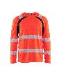 Blåkläder Langarm T-Shirt High VisHigh Vis Rot/Schwarz Produktbild img1 S