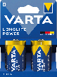VARTA Batterie LONGLIFE VARTA Power D 2er Blister Produktbild img1 S