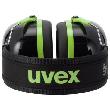 UVEX Kapselgehörschutz K1 2600001 schwarz, grün SNR 28 dB Größe L, M, S Produktbild img3 S