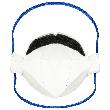 NITRAS SAFE AIR PRO, Atemschutzmaske, weiß, EN 149, Box à 15 Stück Produktbild img3 S