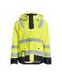 Blåkläder Regenjacke Level 2 High Vis Gelb/Schwarz Produktbild