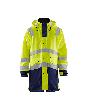 Blåkläder High Vis Regenmantel Level 2 High Vis Gelb/Marineblau Produktbild