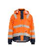 Blåkläder High Vis Regenjacke Level 3 High Vis Orange/Marineblau Produktbild img1 S