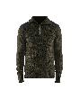 Blåkläder Wollsweater Dunkel Olivgrün/Dunkelgrau Produktbild