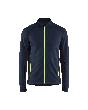 Blåkläder STRIKER Fleecejacke Dunkel Marineblau/High Vis Gelb Produktbild