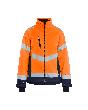 Blåkläder Damen Shell Jacke High Vis High Vis Orange/Marineblau Produktbild img1 S
