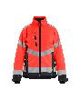Blåkläder Leichte gefütterte Damen Winterjacke High Vis High Vis Rot/Schwarz Produktbild img1 S