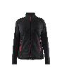 Blåkläder Damen Microfleece-JackeSchwarz/Rot Produktbild
