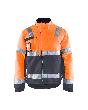 Blåkläder Winterjacke High Vis Orange/Mittelgrau Produktbild