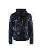 Blåkläder Strickjacke mit Softshell Dunkel Marineblau/Schwarz Produktbild