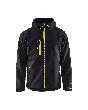 Blåkläder Softshell Jacke Schwarz/Gelb Produktbild