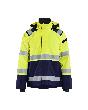 Blåkläder High Vis Shell Jacke High Vis Gelb/Marineblau Produktbild
