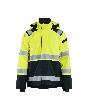 Blåkläder High Vis Shell Jacke High Vis Gelb/Schwarz Produktbild