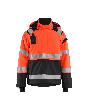 Blåkläder High Vis Shell Jacke High Vis Rot/Schwarz Produktbild
