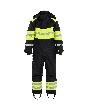 Blåkläder Kinder Winter Overall Schwarz/High Vis Gelb Produktbild