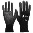NITRAS Nylonhandschuhe, schwarz, EN 388 Produktbild img1 S