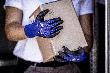 NITRAS SKIN, Nylonhandschuhe, blau / schwarz, EN 388 Produktbild img2 S