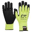 NITRAS WINTER CUT C, Schnittschutzhandschuhe, neongelb / schwarz, EN 388, EN 407, EN 511 Produktbild