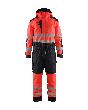 Blåkläder High Vis Winteroverall High Vis Rot/Schwarz Produktbild