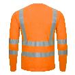 NITRAS MOTION TEX VIZ, Warn-Langarmshirt, neonorange, EN ISO 13688, EN ISO 20471, EN 13758-2 Produktbild img2 S