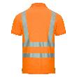 NITRAS MOTION TEX VIZ, Warn-Poloshirt, neonorange, EN ISO 13688, EN ISO 20471, EN 13758-2 Produktbild img2 S