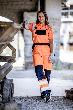 NITRAS MOTION TEX VIZ, Warn-Poloshirt, neonorange, EN ISO 13688, EN ISO 20471, EN 13758-2 Produktbild img3 S