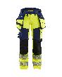 Blåkläder Damenhose High Vis 4-Wege-StretchHigh Vis Gelb/Marineblau Produktbild