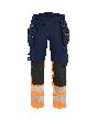 Blåkläder Damenhose High Vis 4-Wege-StretchMarineblau/Orange Produktbild